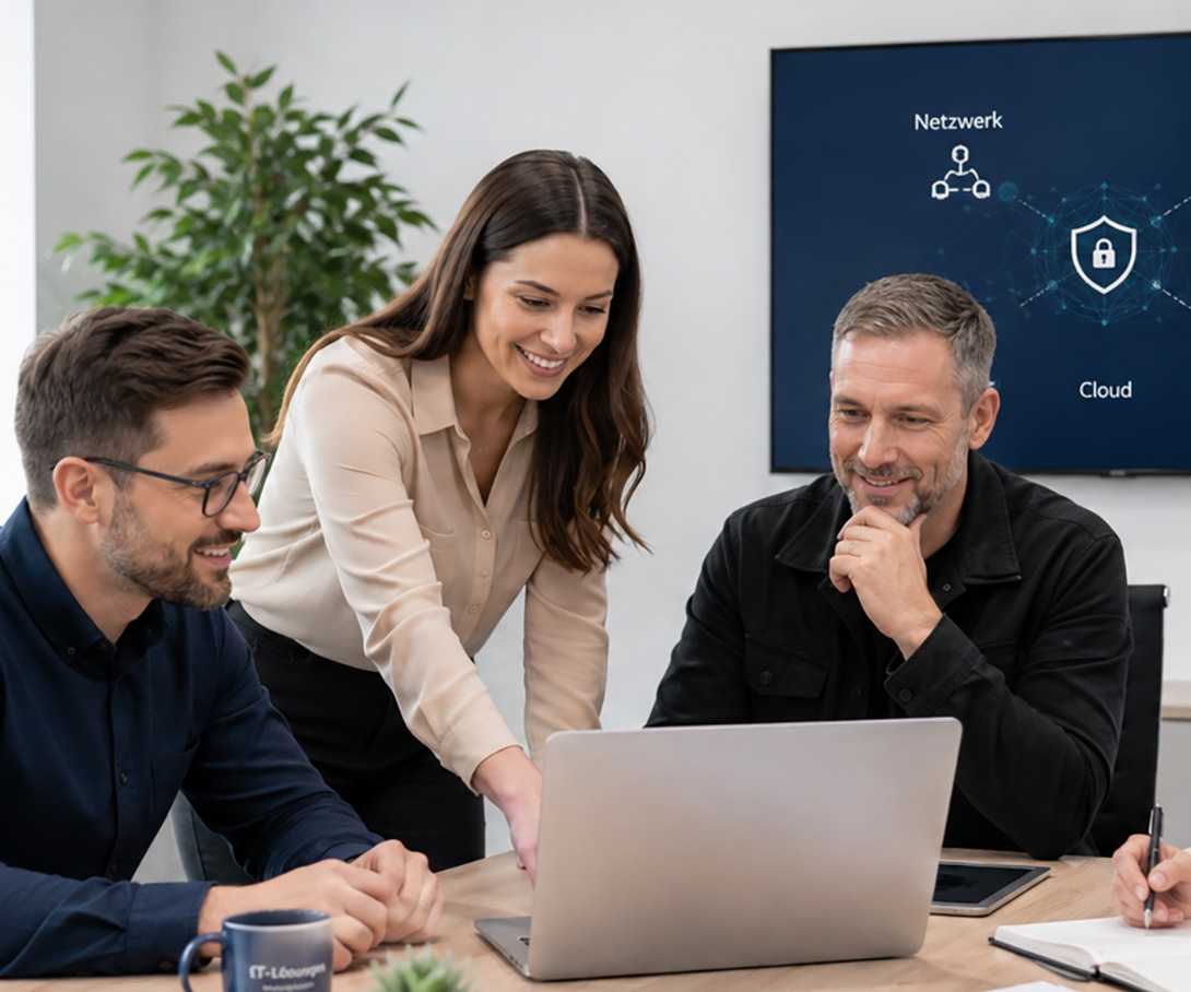Zusammenarbeit und IT-Beratung im Team